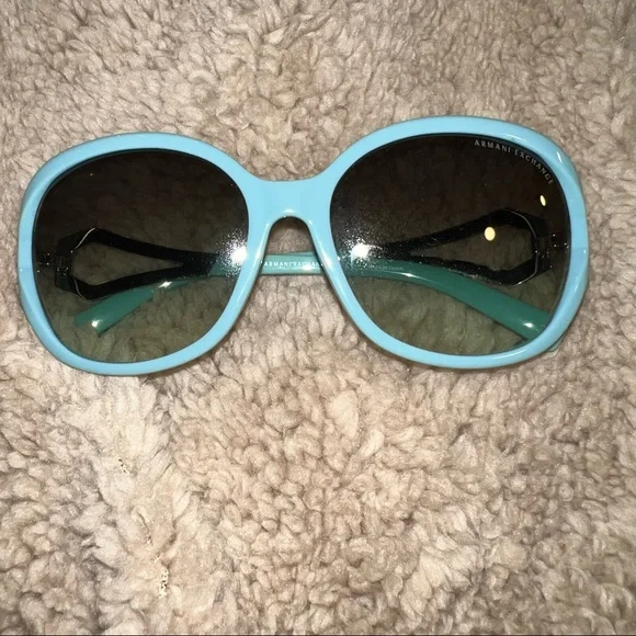 Armani Exchange Teal Sunglasses - Picture 7 of 14